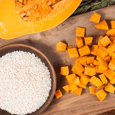 Halloween Leftovers – Pumpkin Risotto with Goat Cheese
