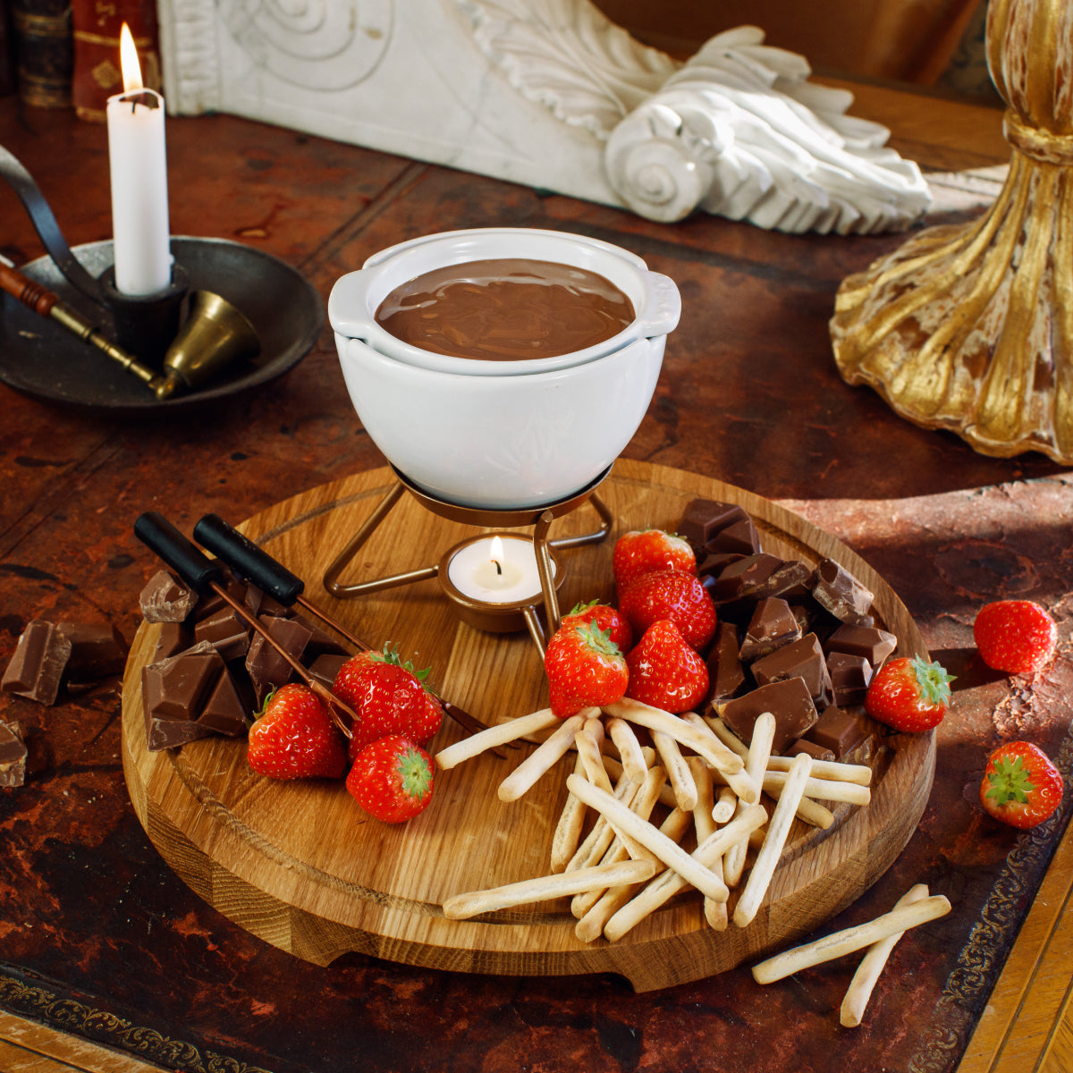  Boska Choco Petit Marie Fondue - Juego de ollas para fondue  aptas para microondas y lavavajillas, de cerámica, fuente de chocolate,  pequeños electrodomésticos de cocina : Hogar y Cocina