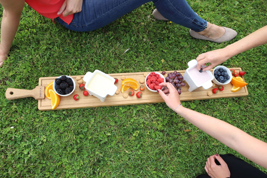 Summer fruit dip fondue (tapas)