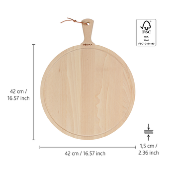 BOSKA Serving Board Round Amigo XL - ⌀ 42 cm