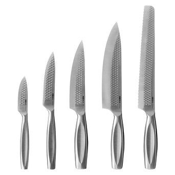 Ultimate Kitchen Knife Set Monaco+, including magnetic strip