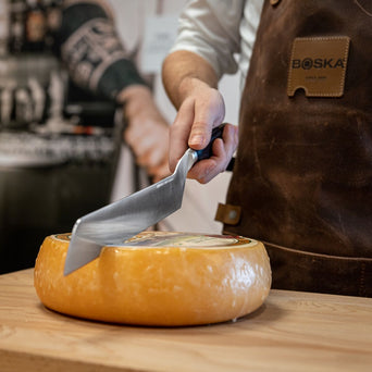 Professional Semi-Hard Cheese Knife, Black 210 mm