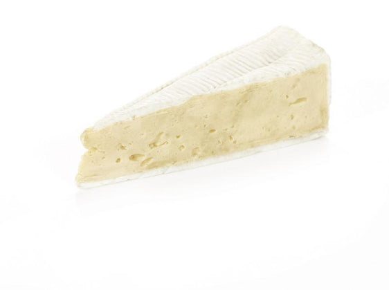 Cheese replica Brie, slice, 1/16