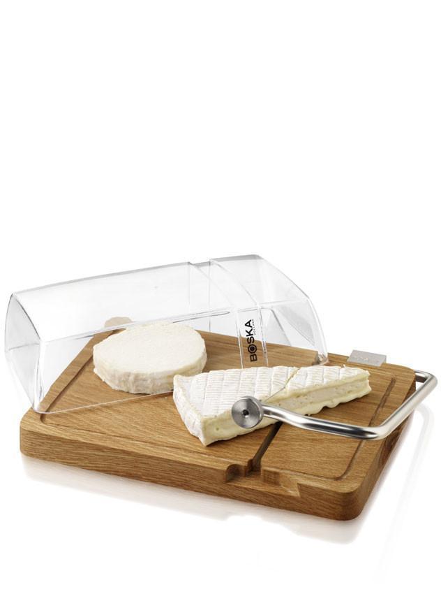 Tabla con cortador de queso Petit Paris - Madera de roble - Boska